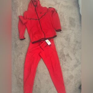 Nike TECH Red Athletic Set